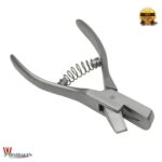 Aluminum V-notch ear notcher 7.5" long with ergonomic grip for livestock ear marking – by Westfaleninstrumente, ideal for pigs, sheep, and goats