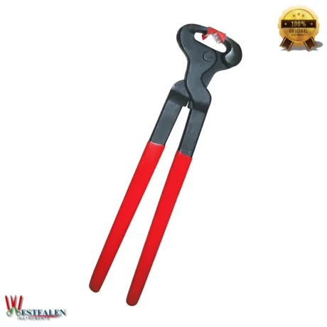 Hoof Nipper with Vinyl Handle by WESTFALENINSTRUMENTE – Ergonomic carbon steel hoof trimmer in 12", 13", and 14" sizes for trimming and hoof care of all hoofed animals.