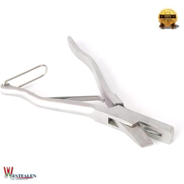 Stainless steel V-shape ear notcher for lambs and sheep – double command cutting blade by Westfaleninstrumente for precise livestock marking