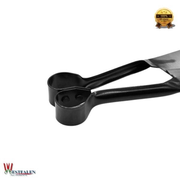 Westfaleninstrumente 13" R-Shaped Sheep and Alpaca Shears with Carbon Steel Double Blades and Coated Handle on White Background