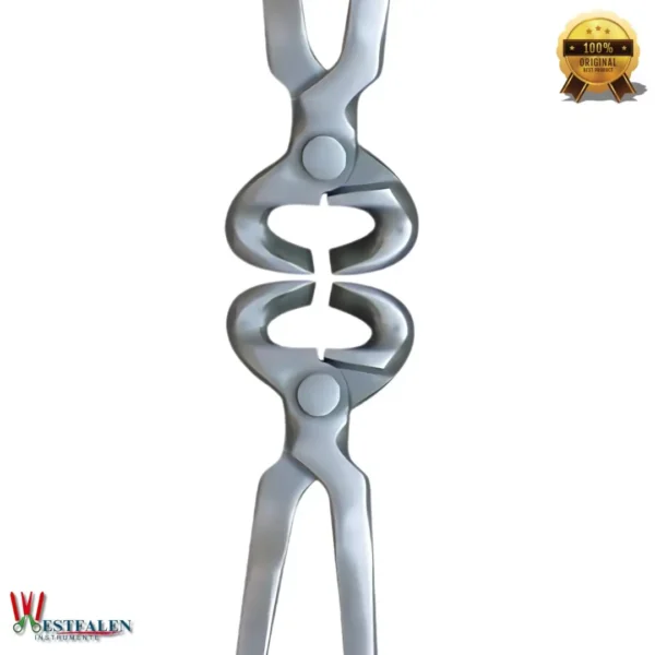 Spring Loaded Hoof Nipper by WESTFALENINSTRUMENTE – One-hand hoof trimming tool with ultra-sharp blades and high-grade steel body in 12" and 13" sizes for ponies and livestock hoof care.