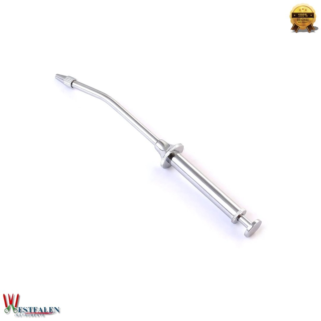 Amalgam Carrier Filling Syringe Gun – Stainless Steel Polished Dental Restorative Tool