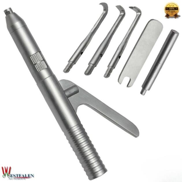 Dental Crown Bridges Remover Automatic Kit Gun – Stainless Steel Dentist Lab Equipment