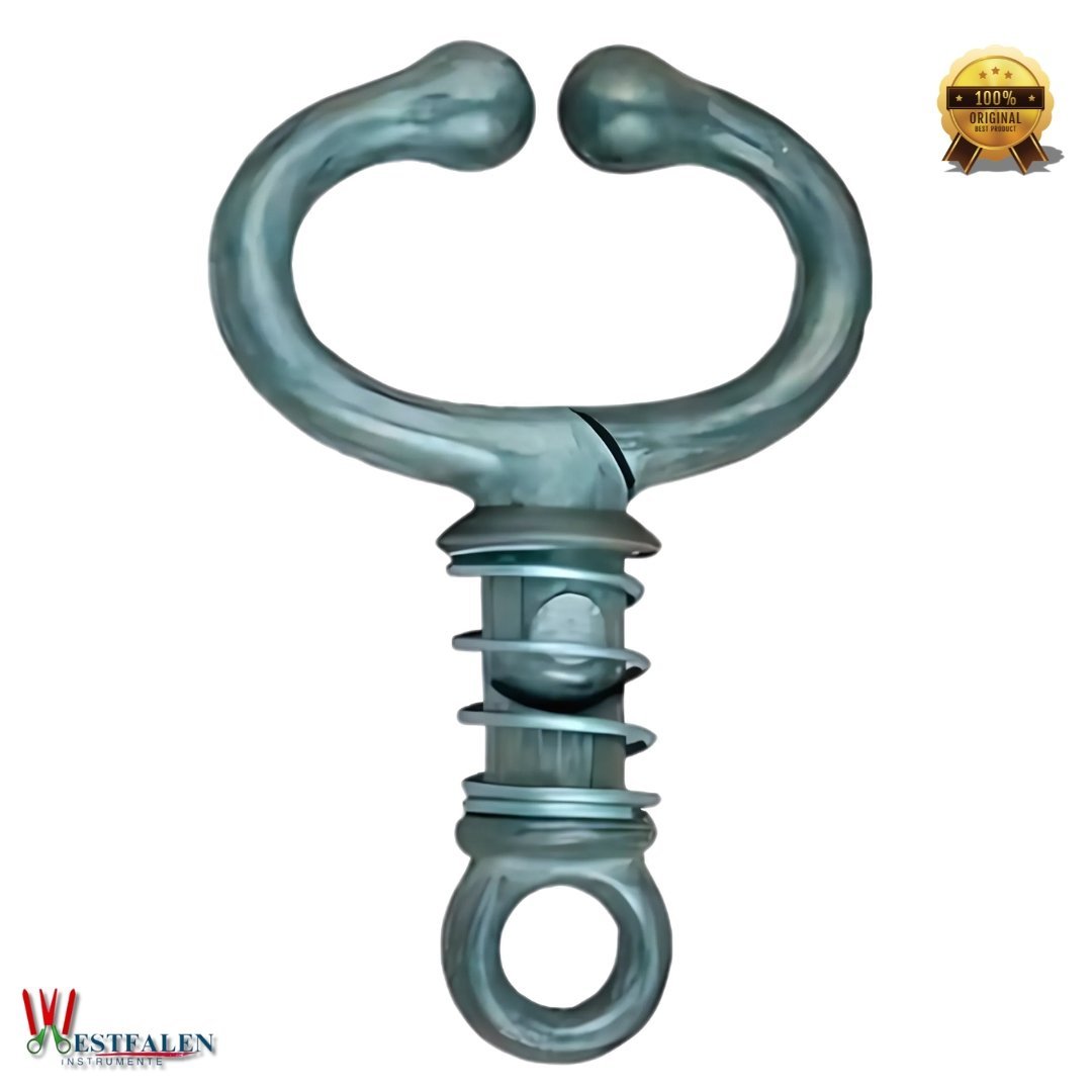 Heavy-Duty Bull Leader – Stainless Steel Veterinary Restraint Tool for Cattle Control