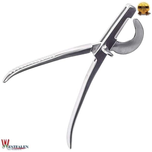 WESTFALEN INSTRUMENTE Frank Emasculator 9" – Single Crush Stainless Steel Veterinary Castration Tool for Large Animals