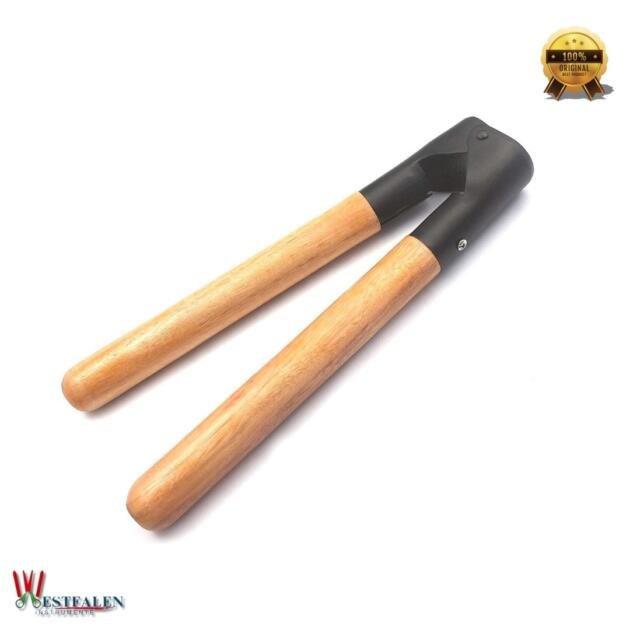 Barnes Style Dehorner – 13" Stainless Steel Cutting Edges with Wooden Handles – Livestock Veterinary Dehorning Tool