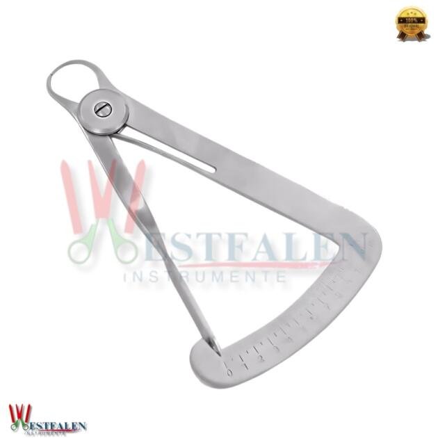 Iwanson Crown Caliper Dental Wax Type 10th Diamond Gauge Orthodontic Tool CE