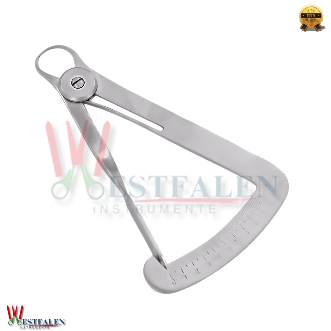 Iwanson Crown Caliper Dental Wax Type 10th Diamond Gauge Orthodontic Tool CE