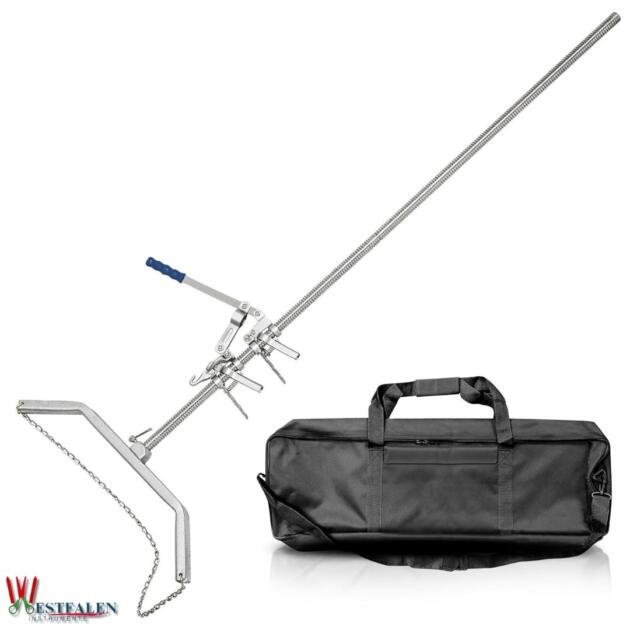 65” Stainless Steel Calf Puller – Precision Ratchet System, Ergonomic Design & Versatile Hook Attachments for Large Breed Cows