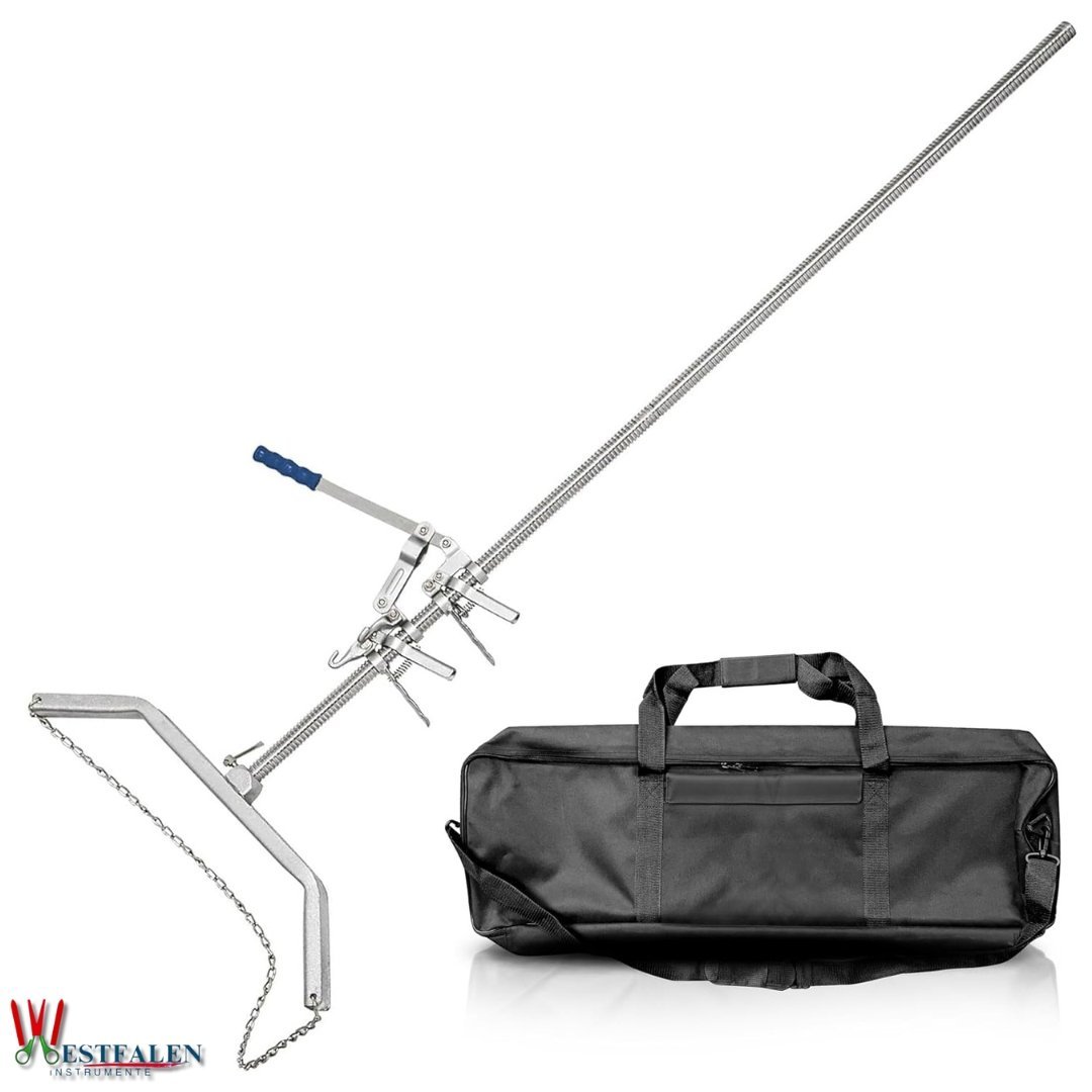 65” Stainless Steel Calf Puller – Precision Ratchet System, Ergonomic Design & Versatile Hook Attachments for Large Breed Cows
