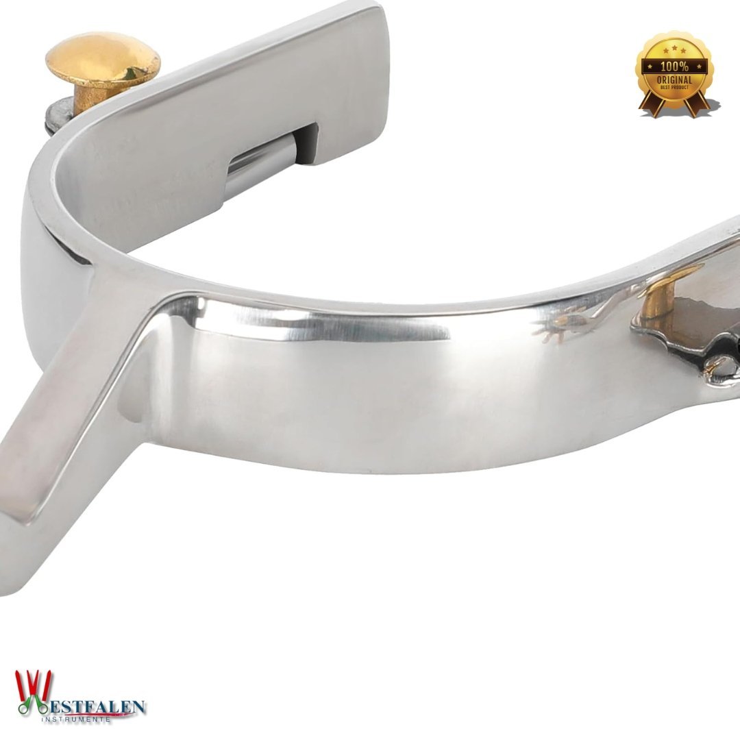 1 Pair Stainless Steel Horse Spurs for Men & Women – Rust-Resistant Cowboy Boot Spurs, Western Riding Gear by WESTFALENINSTRUMENTE - Image 6
