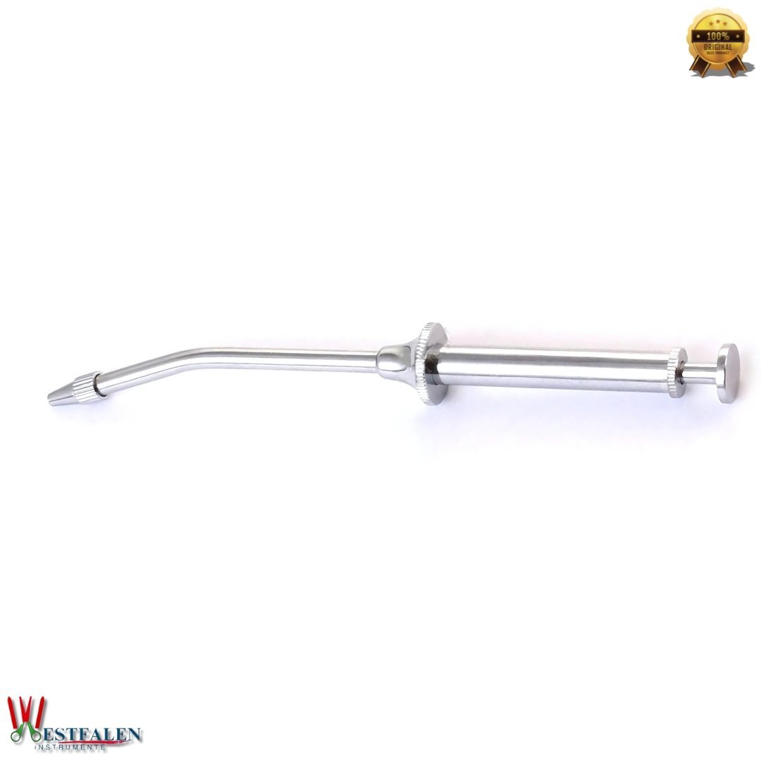 Amalgam Carrier Filling Syringe Gun – Stainless Steel Polished Dental Restorative Tool - Image 2