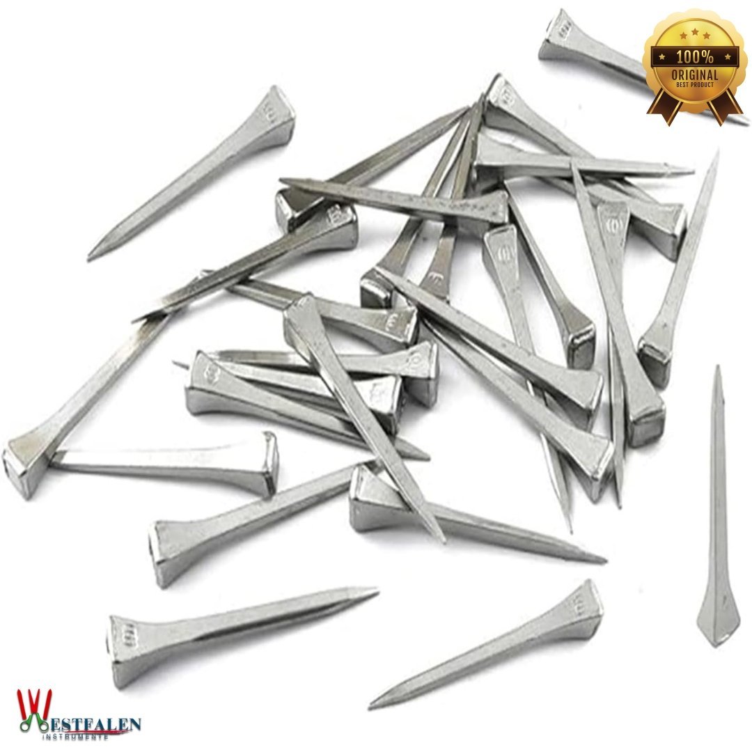 Westfalen Instrumente 250pcs Horseshoe Nails E6 – Stainless Steel 2-Inch Hoof Nails for Horseshoeing - Image 3