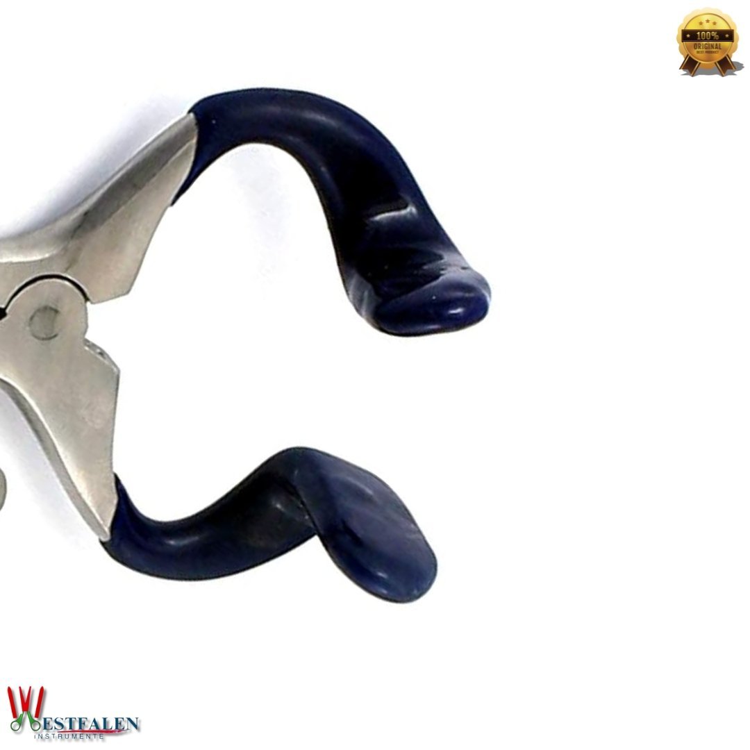 O.R. Grade Molt Mouth Gag Blue 3.5" – Stainless Steel Dental Instrument with Silicone - Image 3