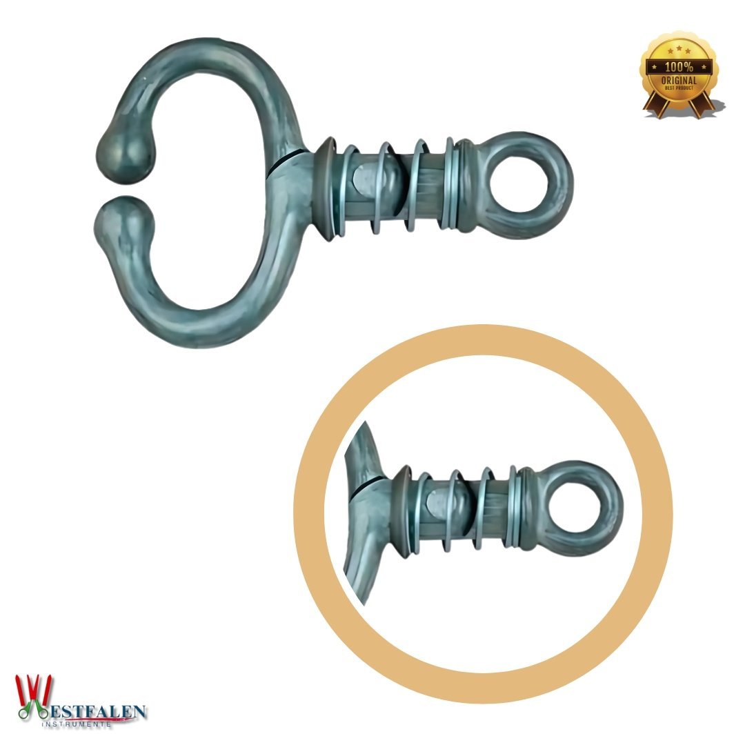 Heavy-Duty Bull Leader – Stainless Steel Veterinary Restraint Tool for Cattle Control - Image 3