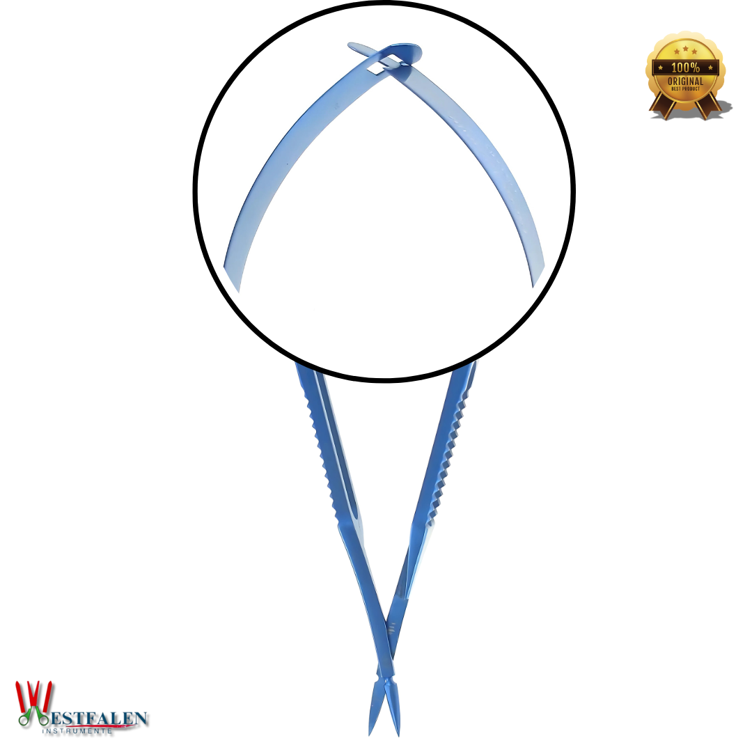 140S Vannas Scissors – Angled Straight Titanium Forceps | Ultra-Precision Ophthalmic Instrument - Image 3