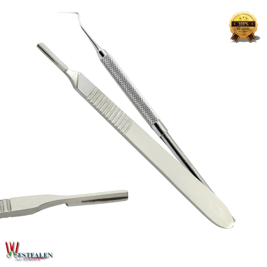 Dental Surgical Instruments Kit – 13 Pcs Implant & Oral Surgery Tooth Extraction Tool Set - Image 4