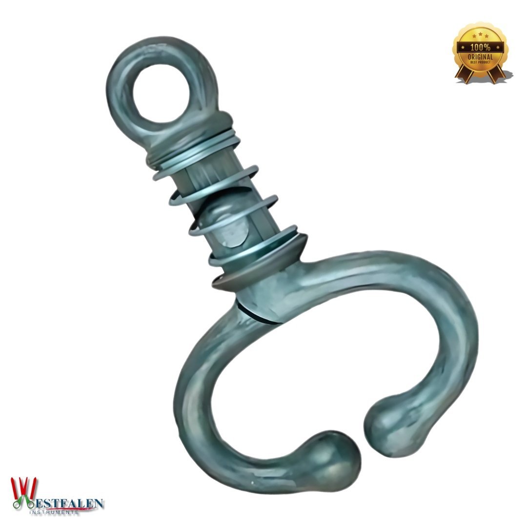 Heavy-Duty Bull Leader – Stainless Steel Veterinary Restraint Tool for Cattle Control - Image 4