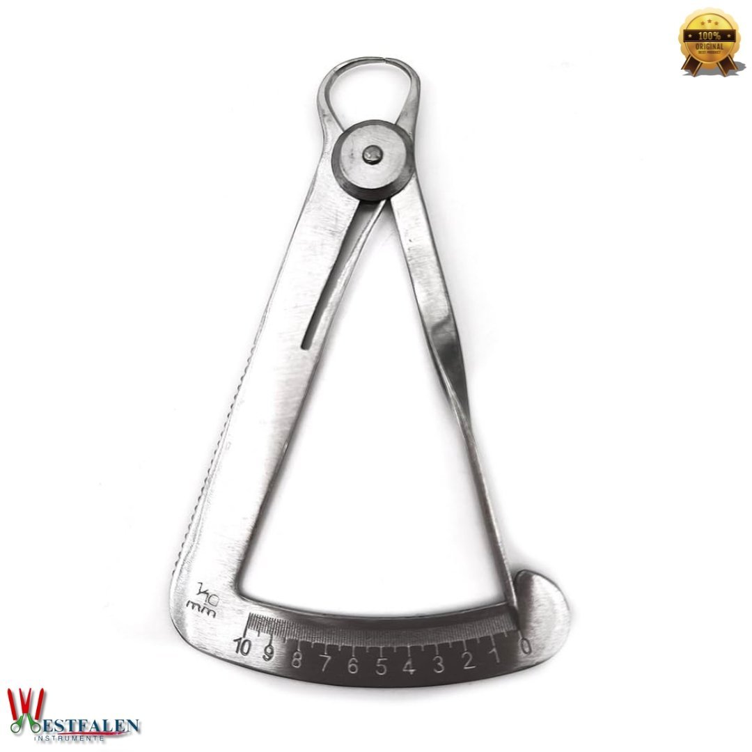 Dental Orthodontic Crown Gauge Caliper – 0–10mm Stainless Steel Measuring Tool for Wax, Metal, and Jewelry Use - Image 5