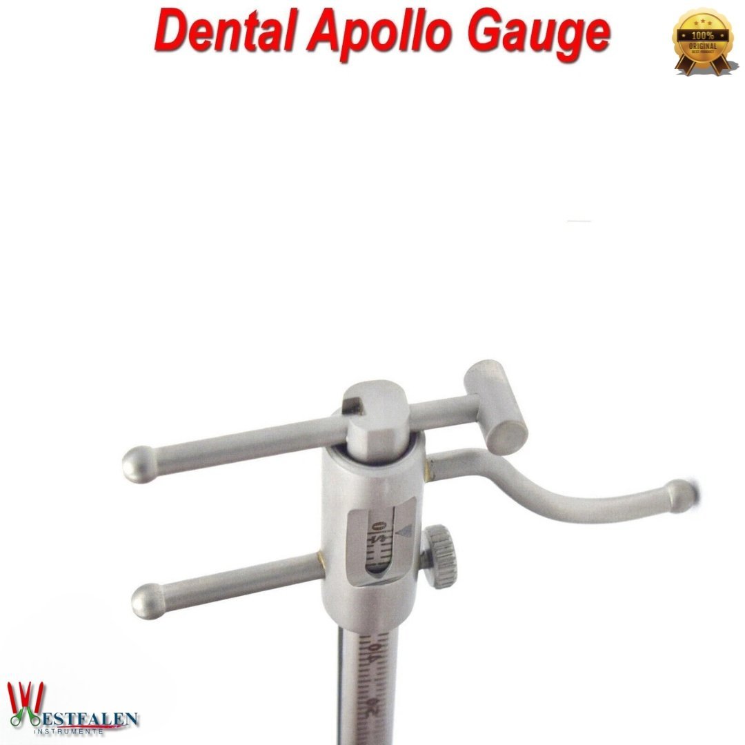Venus Apollo VDO Gauge – Dental Caliper for Prosthodontics and Occlusion – Stainless Steel Measuring Ruler (20mm to 100mm) - Image 7