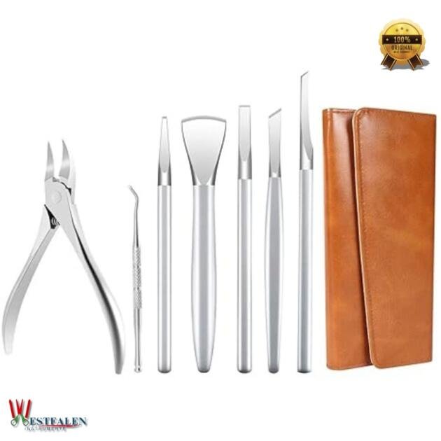 Podiatrist  7-piece stainless steel ingrown toenail and pedicure care kit