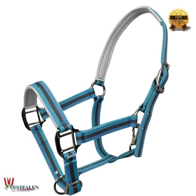 Adjustable Horse Halter with PP Webbing – Breakaway Design, Padded Crown & Nose, Zinc Alloy Hardware – Lightweight, Durable & Safe for Daily Training and Riding