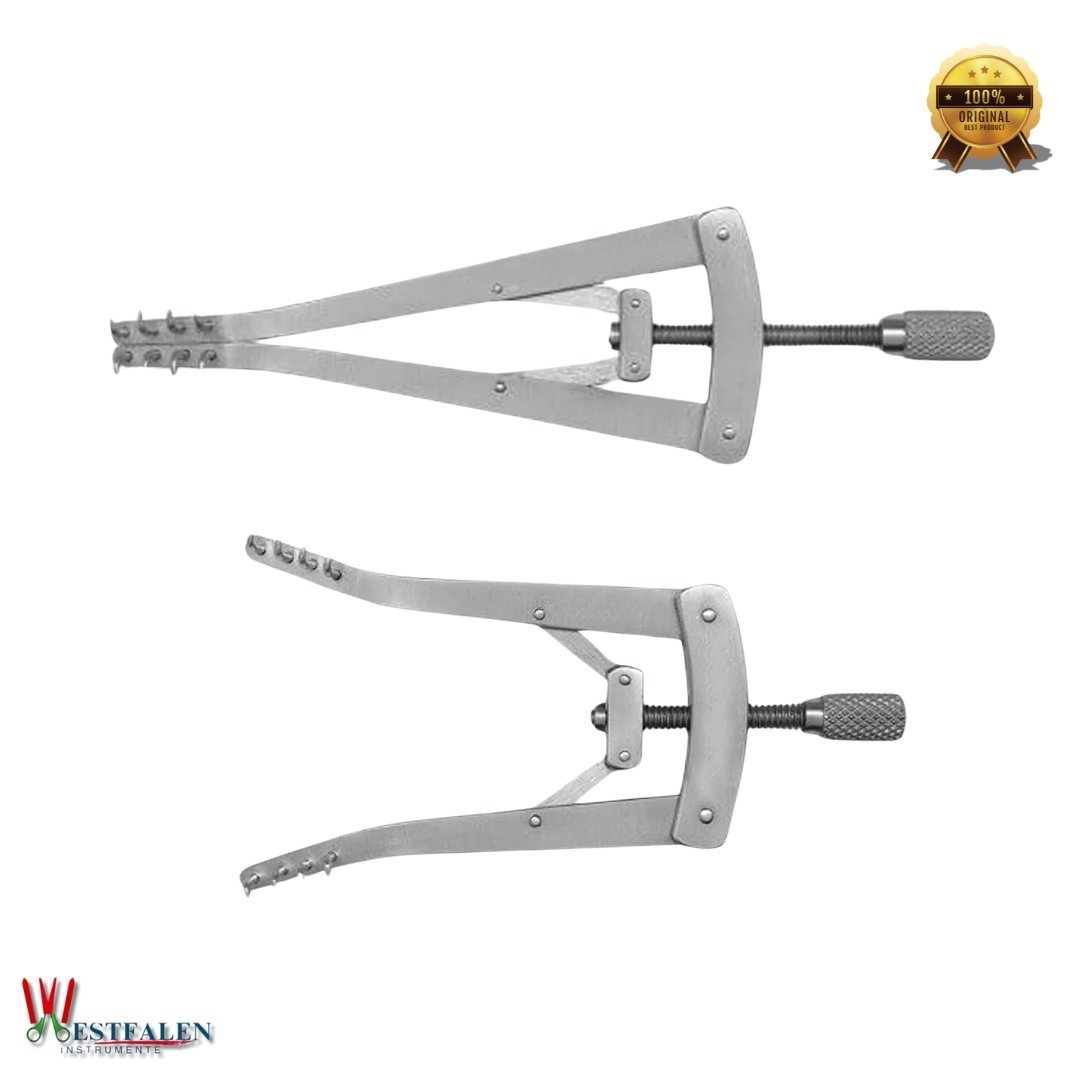 Alm Retractor 7cm Spread – 8 Prongs Surgical Self-Retaining Retractor for General, Ortho & Gyne Surgery