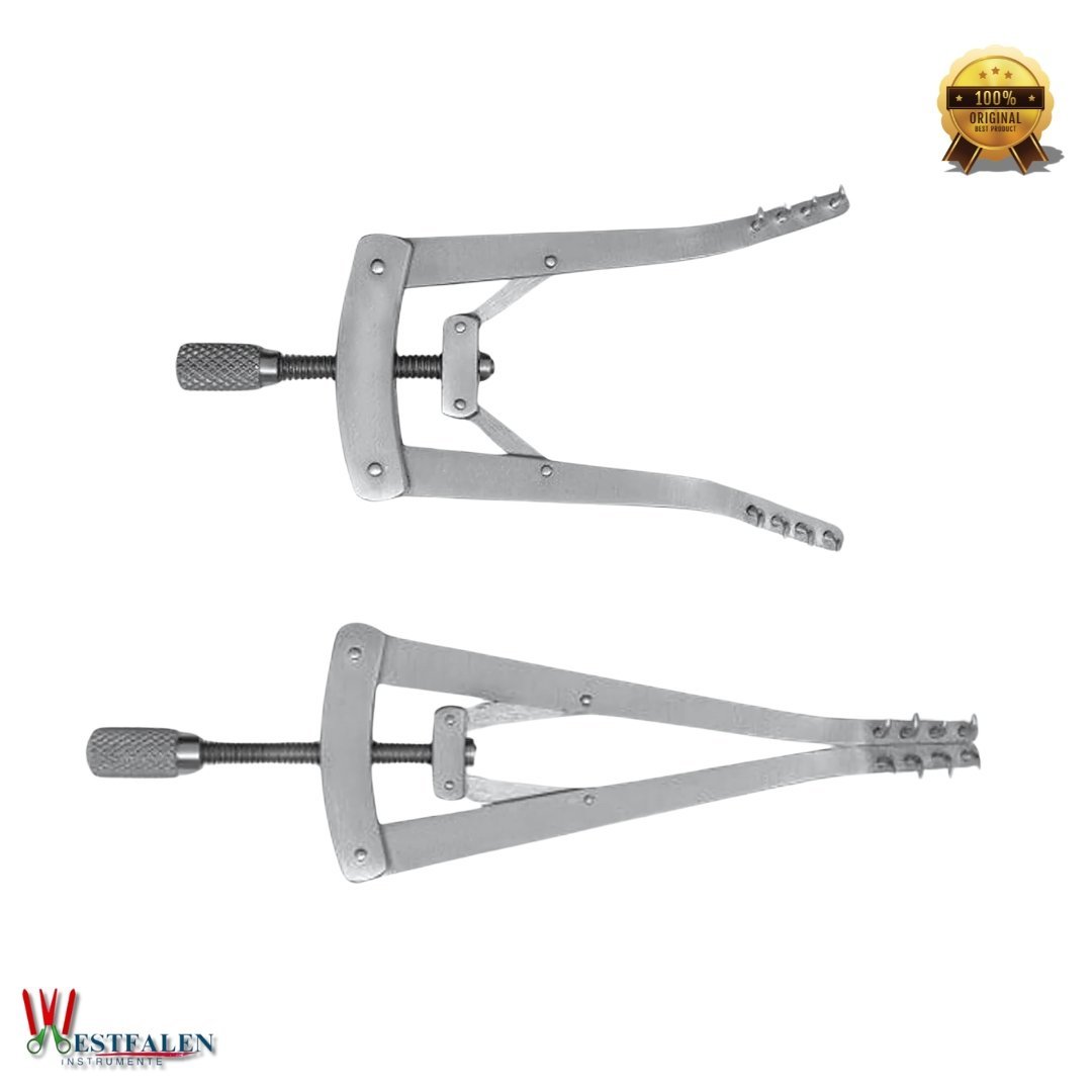 Alm Retractor 7cm Spread – 8 Prongs Surgical Self-Retaining Retractor for General, Ortho & Gyne Surgery - Image 3