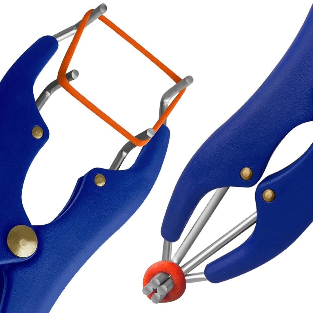 Bloodless Animal Elastrator Castration & Tail Docking Tool Kit – Stainless Steel Pliers with 100 Rubber Bands - Image 6