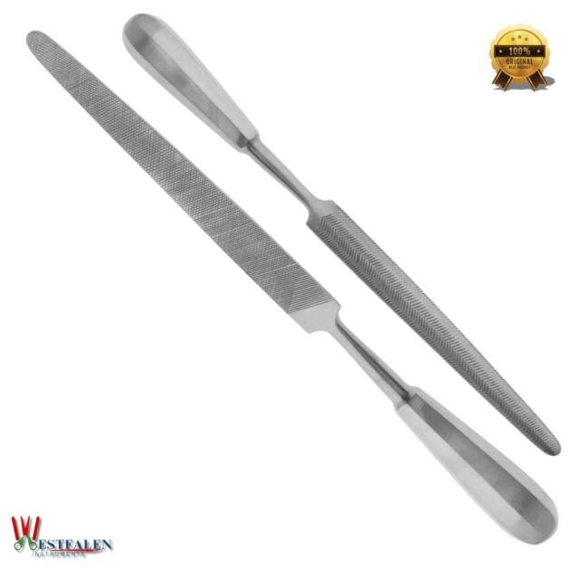 Bone File – Dual Sided with Hexagon Handle | Orthopedic Surgical Instrument | Stainless Steel