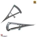 Castroviejo 20mm Calipers Curved Dental Orthopedic Measuring Instruments CE