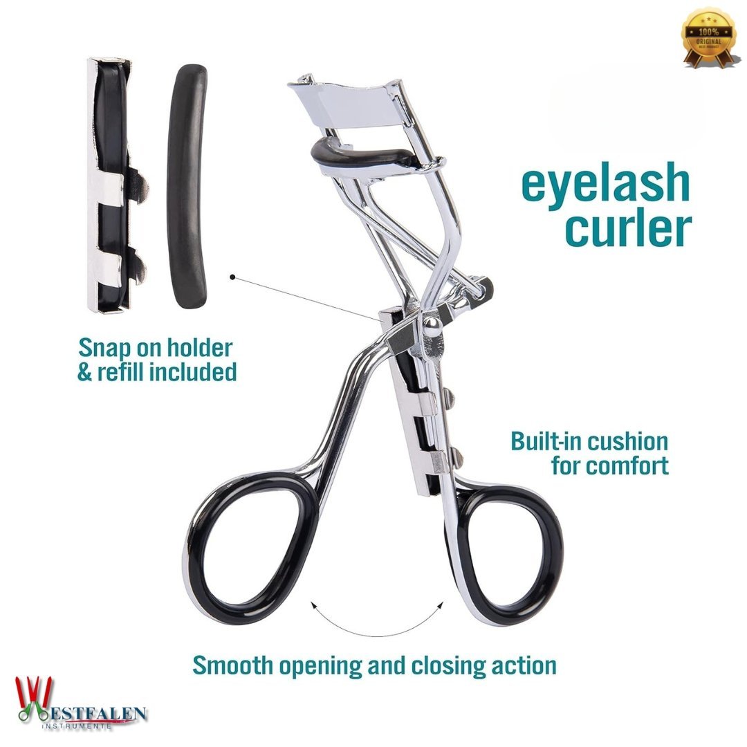 Complete Eye Shaping Beauty Tool Bundle – Eyelash Curler, Dual-Tip Tweezers & 3-Pack Eyebrow Shapers - Image 4