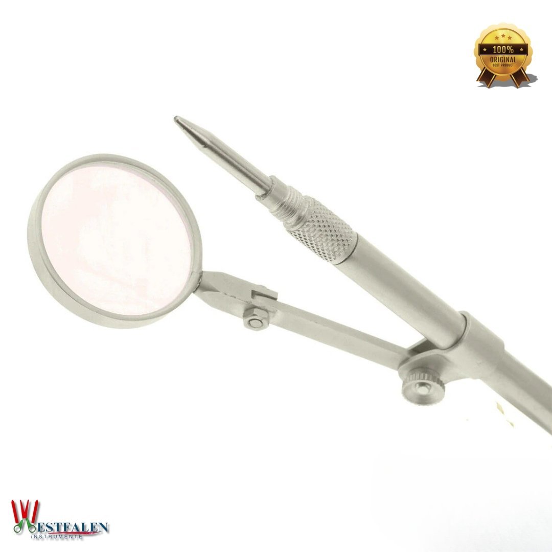 Eye Magnet Loop Forceps with Magnifying Glass – Ophthalmic Surgical Instrument for Foreign Object Removal - Image 7