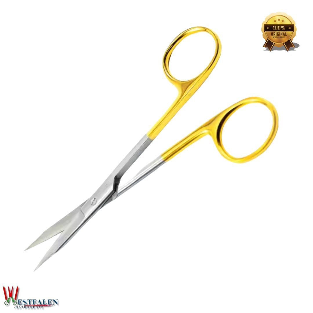 Fox Scissors TC Straight Curved Tip 13 cm