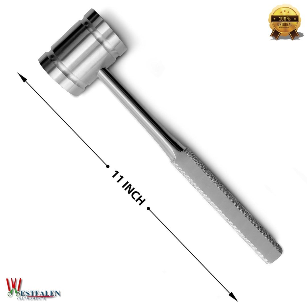 Heavy Bone Mallet – 32oz Orthopedic Surgical Instrument | Durable Aluminum Steel Construction - Image 2