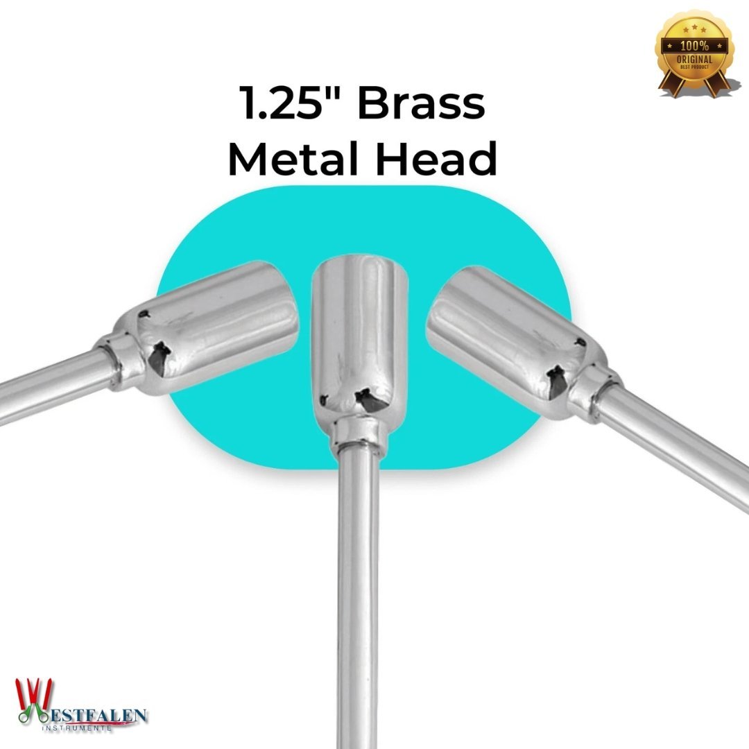 Mini Veterinary Balling Gun – 14.75" Brass Tool with 1.25" Metal Head for Efficient Medication Delivery in Cattle & Horses - Image 4