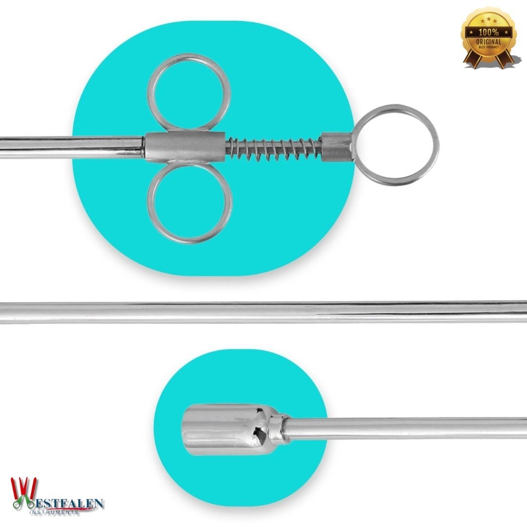 Mini Veterinary Balling Gun – 14.75" Brass Tool with 1.25" Metal Head for Efficient Medication Delivery in Cattle & Horses - Image 7