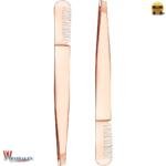 Multifunctional Eyebrow Tweezers with Comb – 10cm Stainless Steel Lash and Brow Grooming Tool