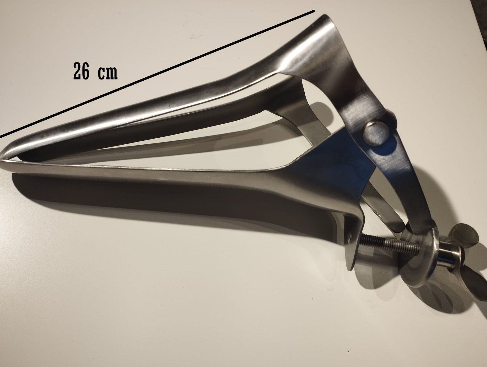 Polansky Vaginalspekulum Stuten Vieh Kuh Pony Gynäkologische pferdezucht 26 cm - Image 2
