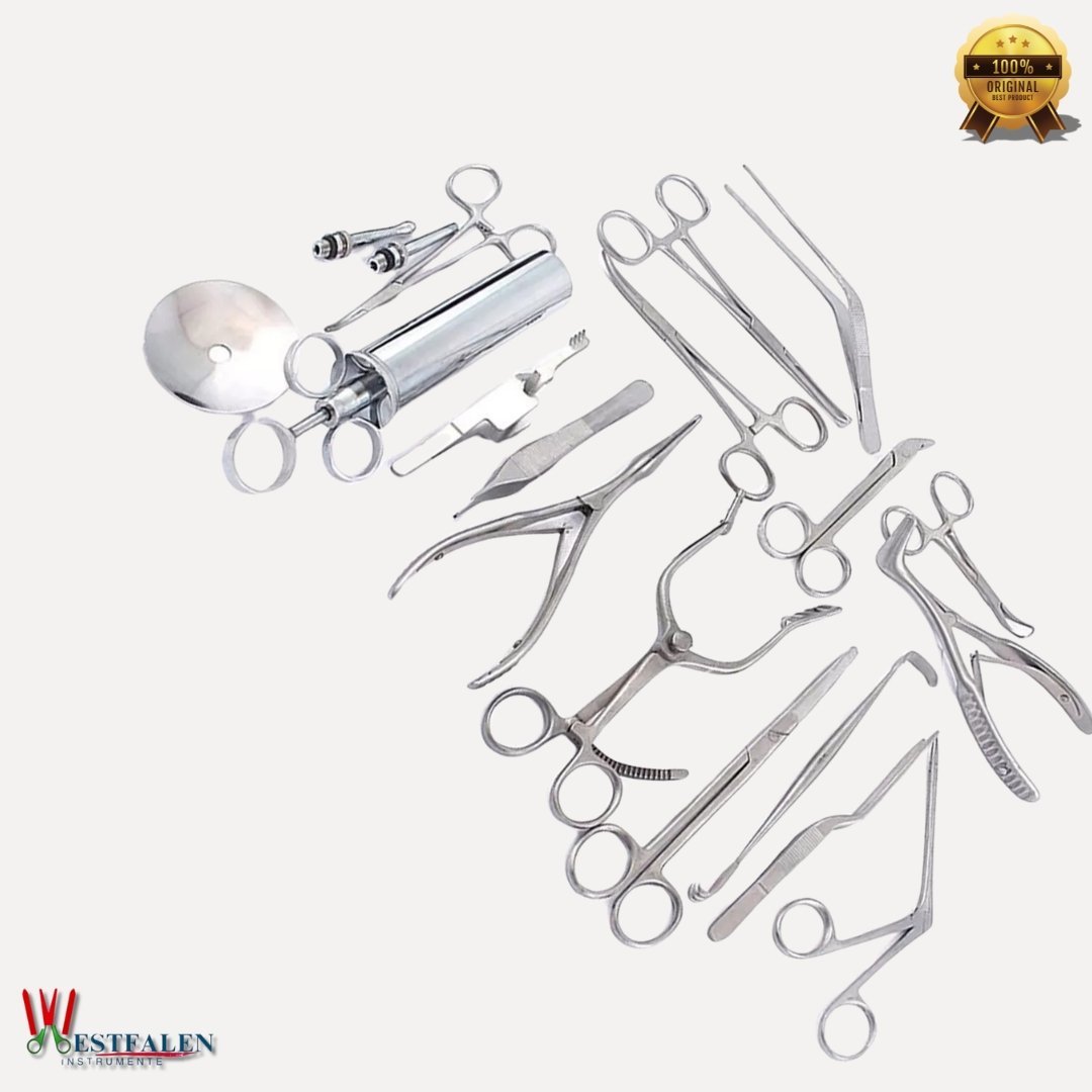 Professional ENT Surgical Instrument Set – 16 Tools for Ear, Nose & Throat Procedures - Image 2