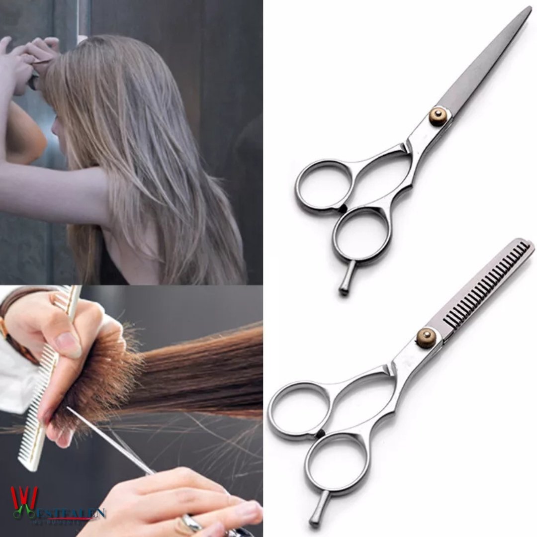 Professional Hair Cutting Scissors – Salon Hairdressing Shears for Men & Women – 5.5/6 Inch Stainless Steel - Image 5