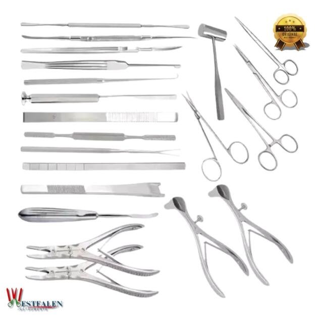 Westfaleninstrumente Rhinoplasty Nasal Set – 30 Pcs ENT Septoplasty Surgical Instruments Kit – Stainless Steel for Ear, Nose & Throat Procedures