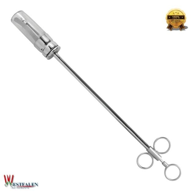 Veterinary Balling Gun – 2.5" Plastic Head, 17" Long Brass Shaft for Precise Medication Delivery in Livestock & Cattle