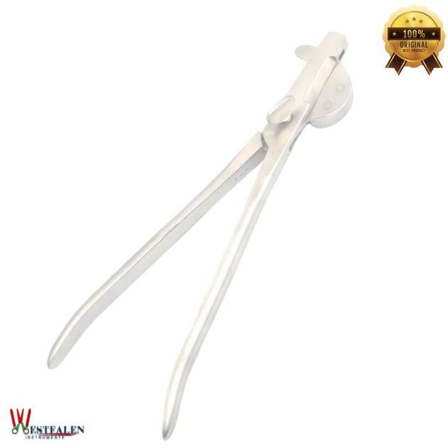 White Emasculator 12" – Double Crush Castration Tool | Westfaleninstrumente Veterinary Instruments