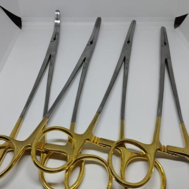 Gynecology Hysterectomy Zeppelin Z Clamps Surgical Ob Gyn 4Pcs Set