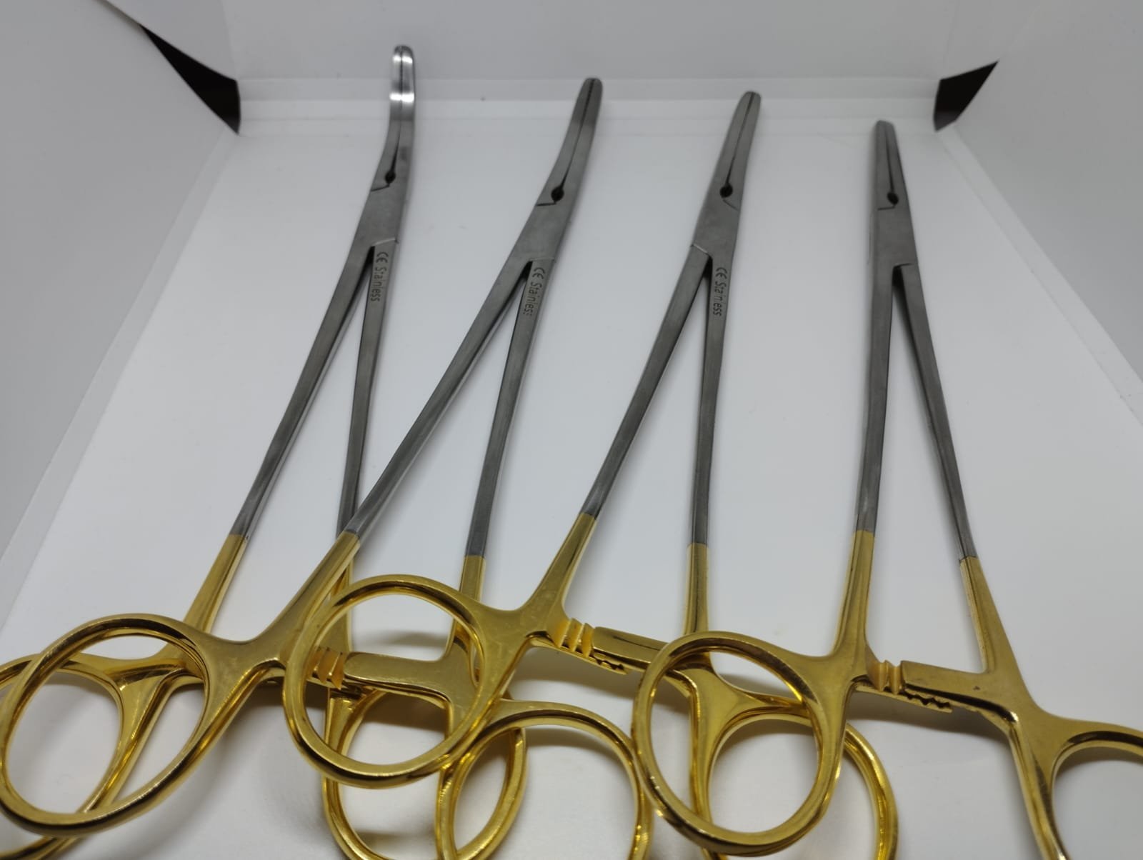 Gynecology Hysterectomy Zeppelin Z Clamps Surgical Ob Gyn 4Pcs Set