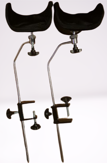 Beinhalter für Untersuchungsstuhl Gyn Set + Gurt zur Bein Fixierung ergonomisch BDSM