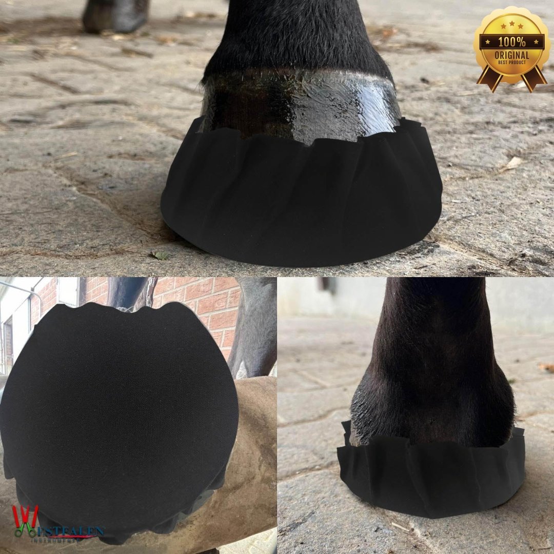 Westfalen Instrumente 12-Pack Horse Hoof Tape Wraps – Cotton, Strong Adhesive, Breathable Hoof Care Tape - Image 2