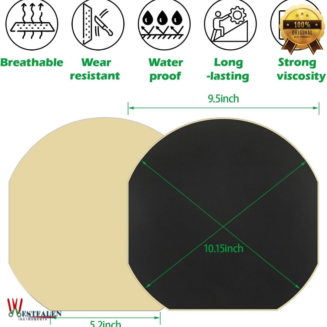 Westfalen Instrumente 12-Pack Horse Hoof Tape Wraps – Cotton, Strong Adhesive, Breathable Hoof Care Tape - Image 3