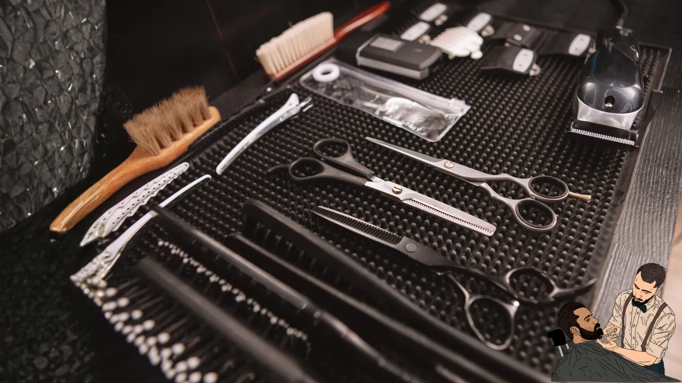 Kosmetik- und Beauty-Instrumente im Set